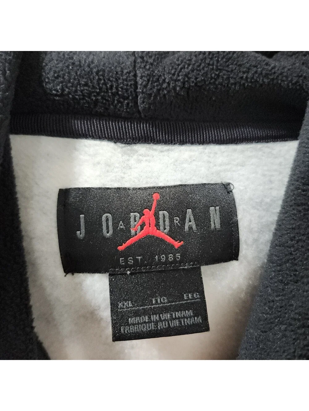 Nike Air Jordan Jumpman Fleece Hoodie Mens XXL DC9610-010 All Over Big Face